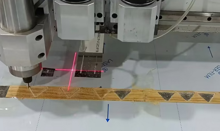 Milling of hard materials such as plastic panels and bakelite